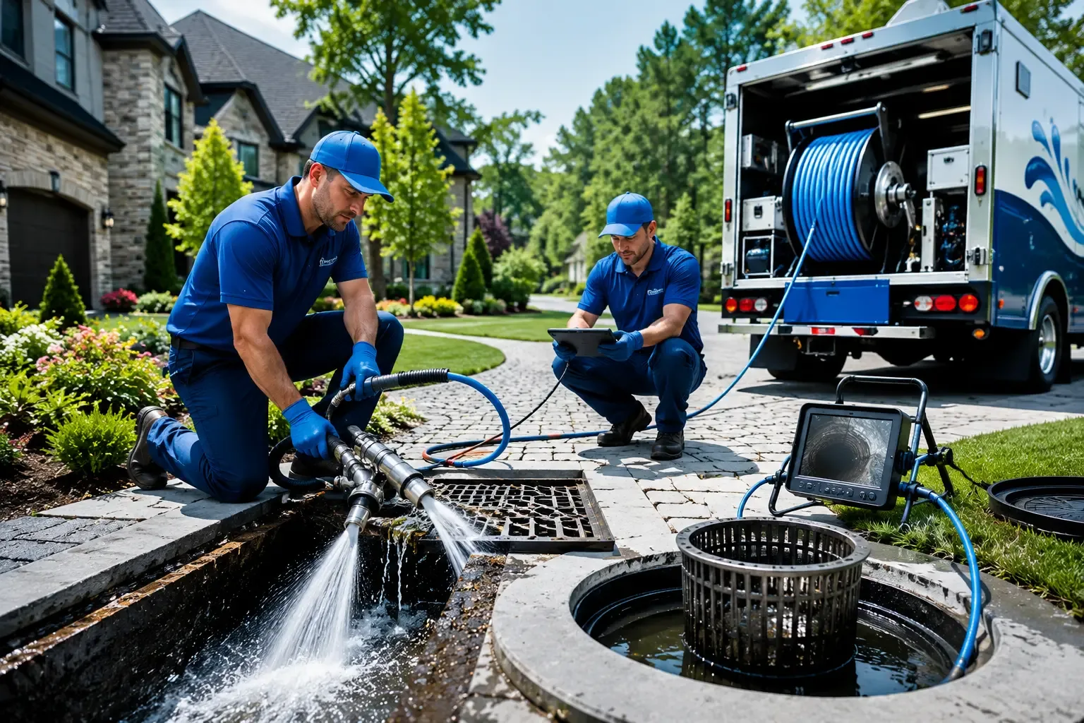 Local outdoor drain cleaning professionals in Waggoner, IL